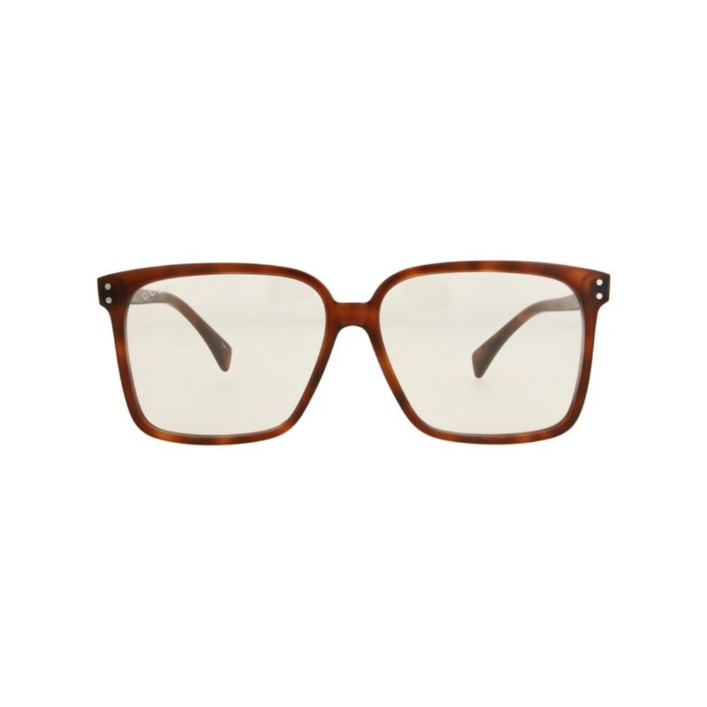 Gucci Square-Frame Acetate Sunglasses Brown Womens